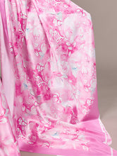 Satin Silk Printed Saree For Women LPI