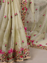 Zari Kota Tissue Saree For Women PST