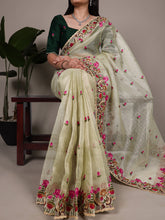 Zari Kota Tissue Saree For Women PST