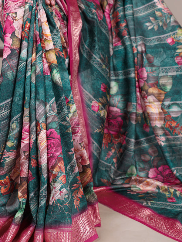 Tussar Silk Saree For Women FRZ