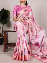 Tussar Silk Saree For Women PNK