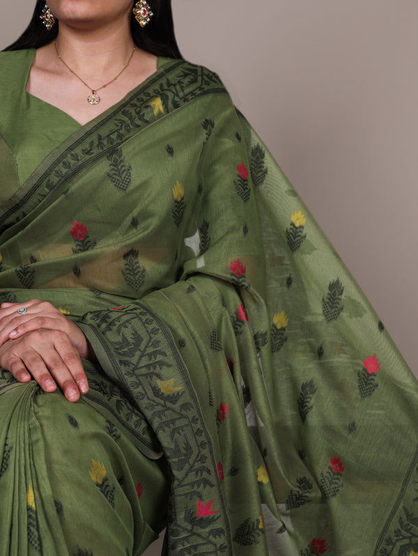 Poly Cotton Saree For Women MND