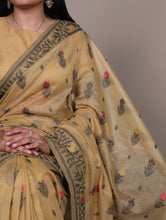 Poly Cotton Saree For Women YLW
