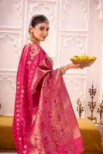 Roop Silk Saree For Women PNK