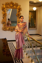 Tissue Shimmer Zari Weaving Saree For Women LPI