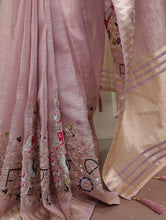 Zari Kota Embroidered Saree For Women LPI