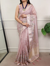 Zari Kota Embroidered Saree For Women LPI