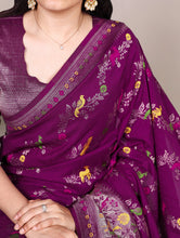 Naylon Weaving Work Saree PRL