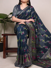 Naylon Weaving Work Saree PSB