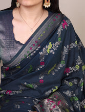Naylon Weaving Work Saree PSB