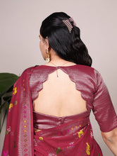 Naylon Weaving Work Saree RUG