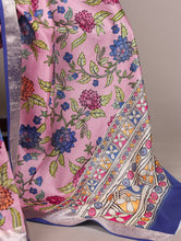 Tussar Silk Floral Printed Saree LPI