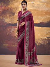 Crepe Printed Saree MPK