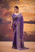 Crepe Printed Saree PRL