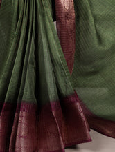 Dola Chex Zari Weaving Saree MND