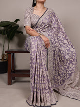 Cotton Silk Floral Printed Saree BLD