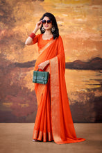 Marsh Mallow Zari Weaving Saree For Women ONG