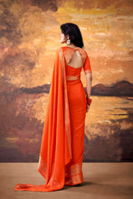 Marsh Mallow Zari Weaving Saree For Women ONG
