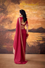 Marsh Mallow Zari Weaving Saree For Women CMN