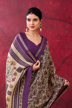 Chanderi Printed Zari Weaving Saree DPL