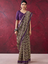 Chanderi Printed Zari Weaving Saree DPL