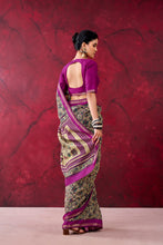 Chanderi Printed Zari Weaving Saree WIN