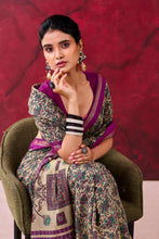 Chanderi Printed Zari Weaving Saree WIN