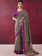 Chanderi Printed Zari Weaving Saree WIN