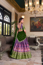 Kanchipuram Printed Lehenga With Georgette Dupatta   PRL