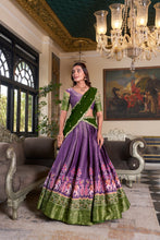 Kanchipuram Printed Lehenga With Georgette Dupatta   PRL