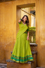 Pure Chanderi Zari Weaving Lehenga With Dupatta PRT