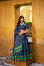 Pure Chanderi Zari Weaving Lehenga With Dupatta NBL