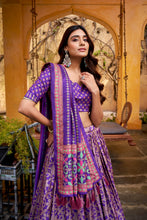Tussar Silk Sparkle Design Lehenga With Dupatta  PRL