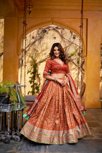 Tussar Silk Sparkle Design Lehenga With Dupatta  ROG