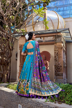 Tussar Silk Kalamkari Printed Lehenga With Dupatta  FRZ