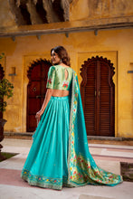 Paithani Zari Weaving Lehenga With Dupatta  SBL