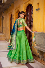 Paithani Zari Weaving Lehenga With Dupatta  PRT