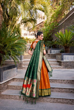 Jacquard Silk Zari Weaving Lehenga With Dupatta  ONG