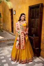 Silk Paithani Zari Weaving Lehenga With Dupatta MNG