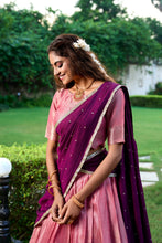Blue Kanchipuram Lehenga For Women SLM