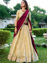 Blue Kanchipuram Lehenga For Women CRM
