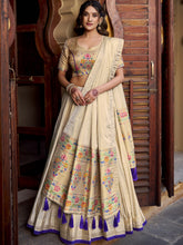 Shimmer Paithani Zari Weaving Lehenga With Dupatta  PRL