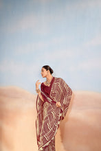 Satin Chiffon Printed Saree  MRN