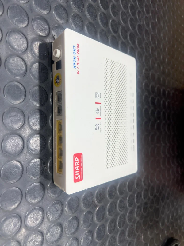 Sharp Vision AS 342 DV Gigabit Passive Optical Network (GPON) ONT Router