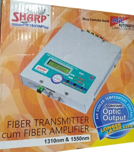 Sharp Vision FTFA 842, ( 10 x 2 dBm )a professional-grade fiber Transmitter combined with a fiber Amplifier